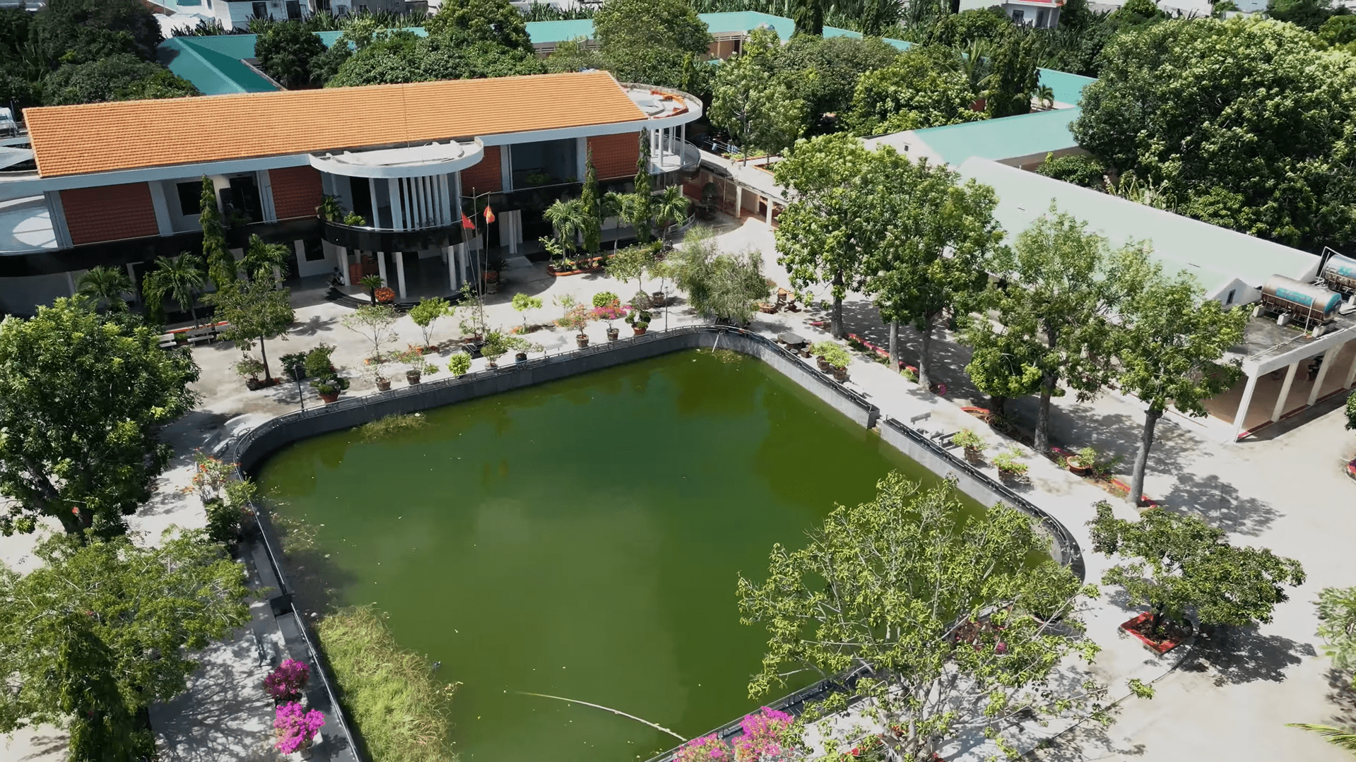 Toàn cảnh Trung tâm Điều dưỡng thương binh Long Đất
